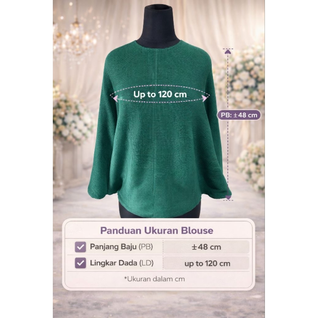 Pleats Premium Top/Pleat Premium/Atasan Pleats/Pleats Top