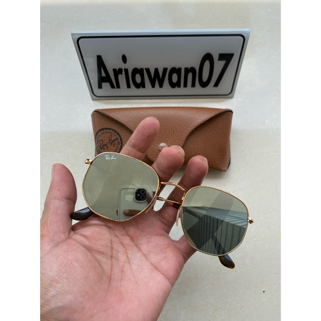 kacamata Ray-ban rb 3548 N 001/30 sz 54 kaca mirror