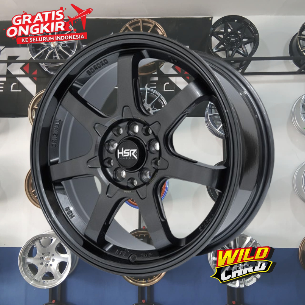 Velg HSR R17 Mobil BRV Ertiga Sienta Innova Rush Velg Mobil HSR BOROKO TJH Ring 17