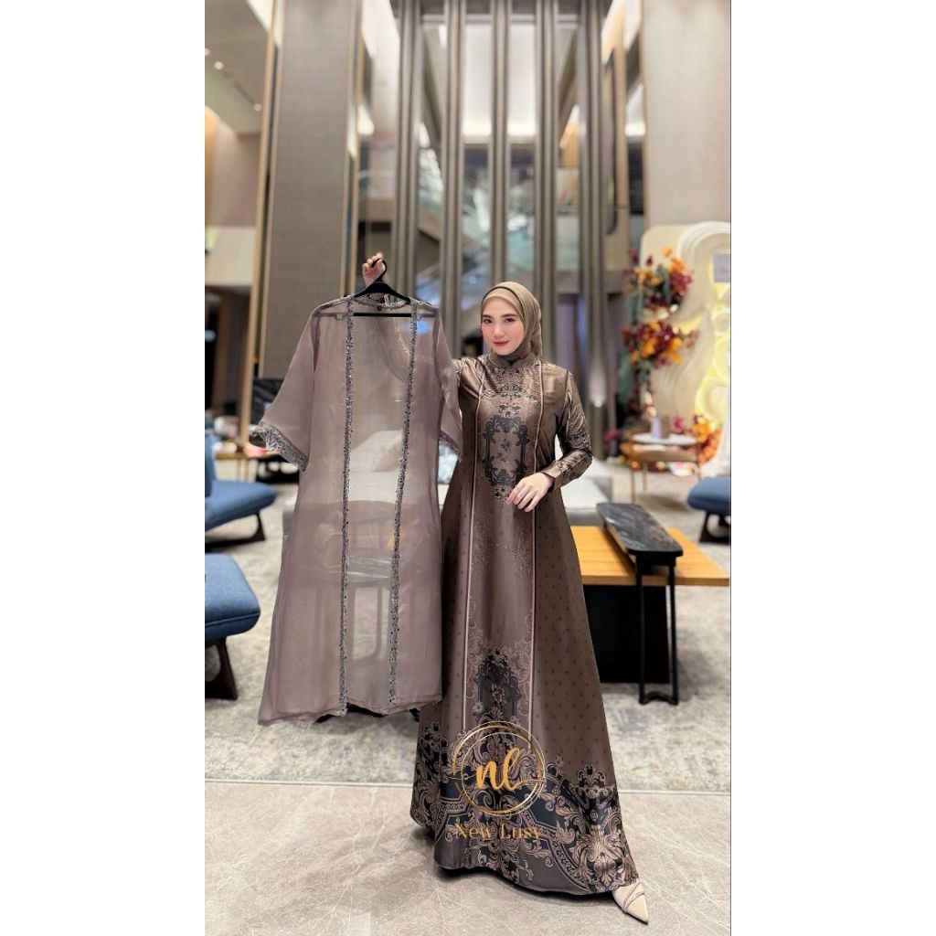 Gamis Zaina Dress ori Newlusy