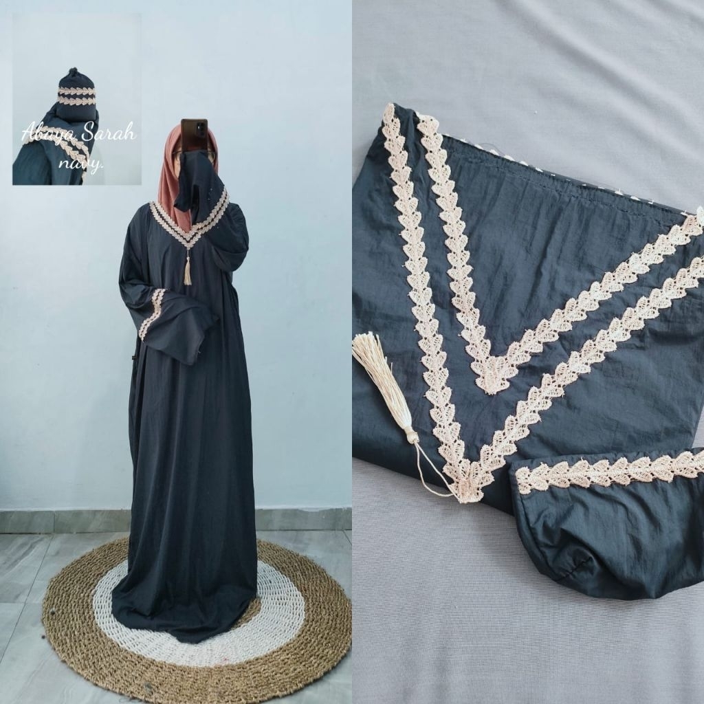 Abaya SARAH || ABAYA SOLITE || Abaya MiniPouch || Mukena Traveling