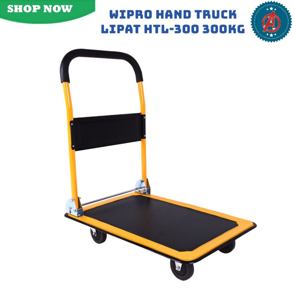 Hand Truck Lipat 300 KG WIPRO HTL-300 / Hand Trolley Steel Troli Barang 300kg WIPRO HTL300 - HTL 300