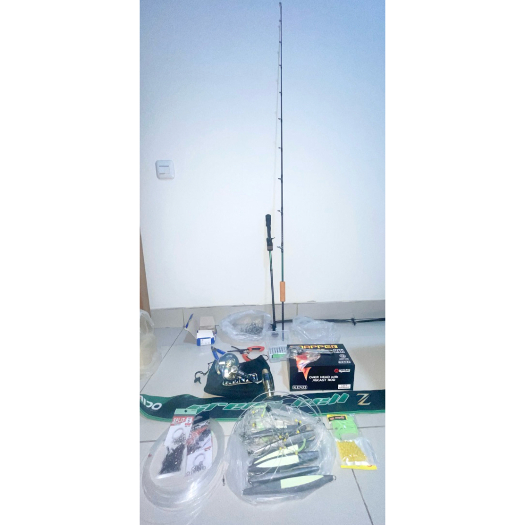 Pancing Joran daido green hell z + kenzi snapper sp50 bekas