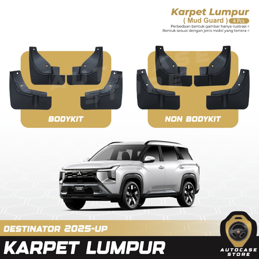 KARPET LUMPUR MITSUBISHI DESTINATOR 2025 UP AKSESORIS MOBIL PNP