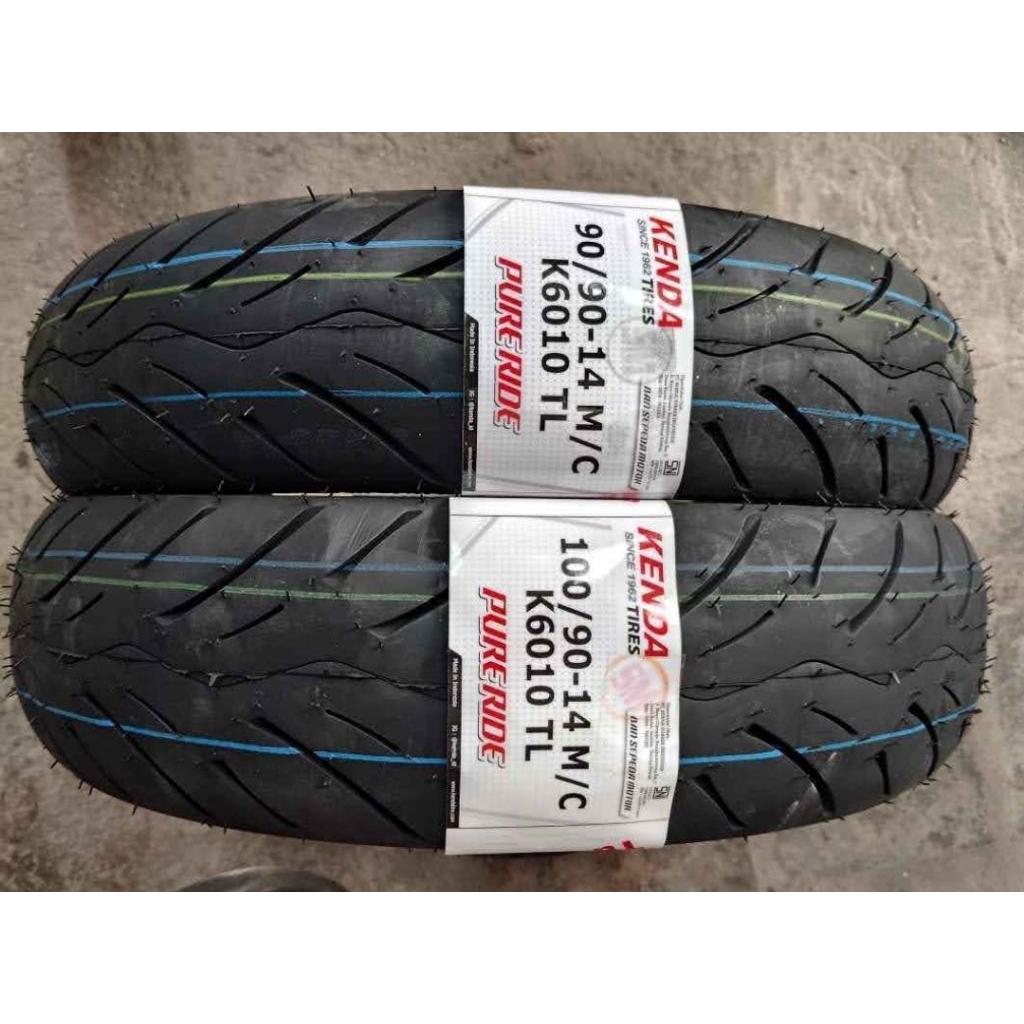 BAN LUAR KENDA K6010 TL 80/90-14 90/90-14 100/90-14 TUBELESS
