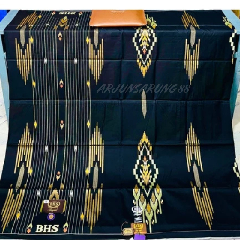 TERMURAH Sarung BHS Royal STB Gold Kombinasi Hitam Emas Premium Mercerized Jahit Tengah ATBM Limited
