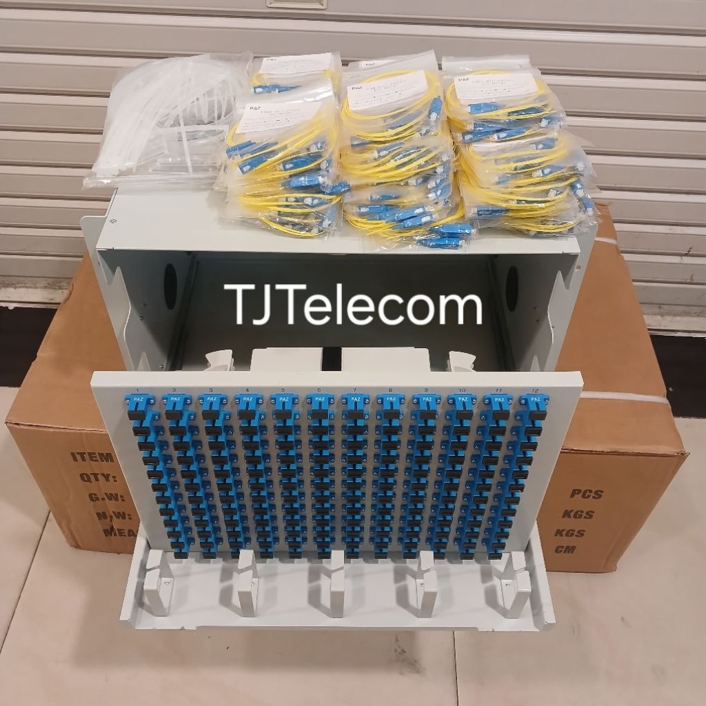 otb 288 core LC UPC Singlemode Lengkap PAZ ORIGINAL ukuran 5U