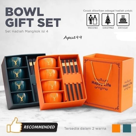 Hampers mangkok keramik set / bowl gift set