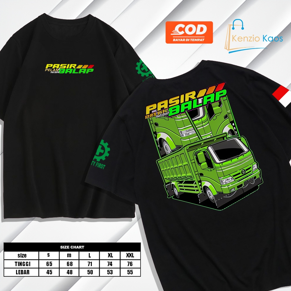 KENZIO KAOS - KAOS TRUK PASIR BALAP - BAJU DRIVER TRUK - KAOS MURAH - KAOS PREMIUM - KAOS TERBARU - 