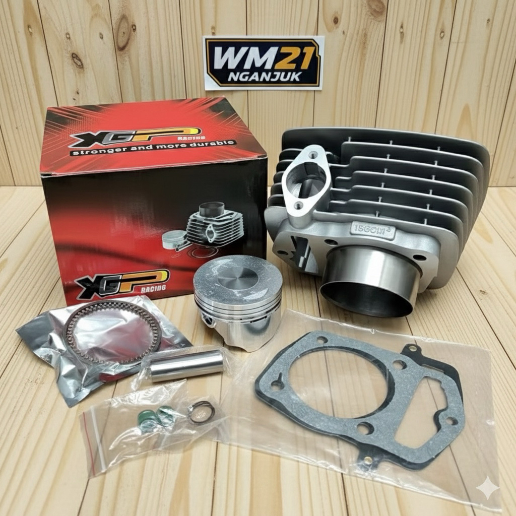 Blok Tiger Set Cylinder Blok Tiger XGP Racing Blok Set piston 65.5mm Blok Tiger XGP WM21 NGANJUK