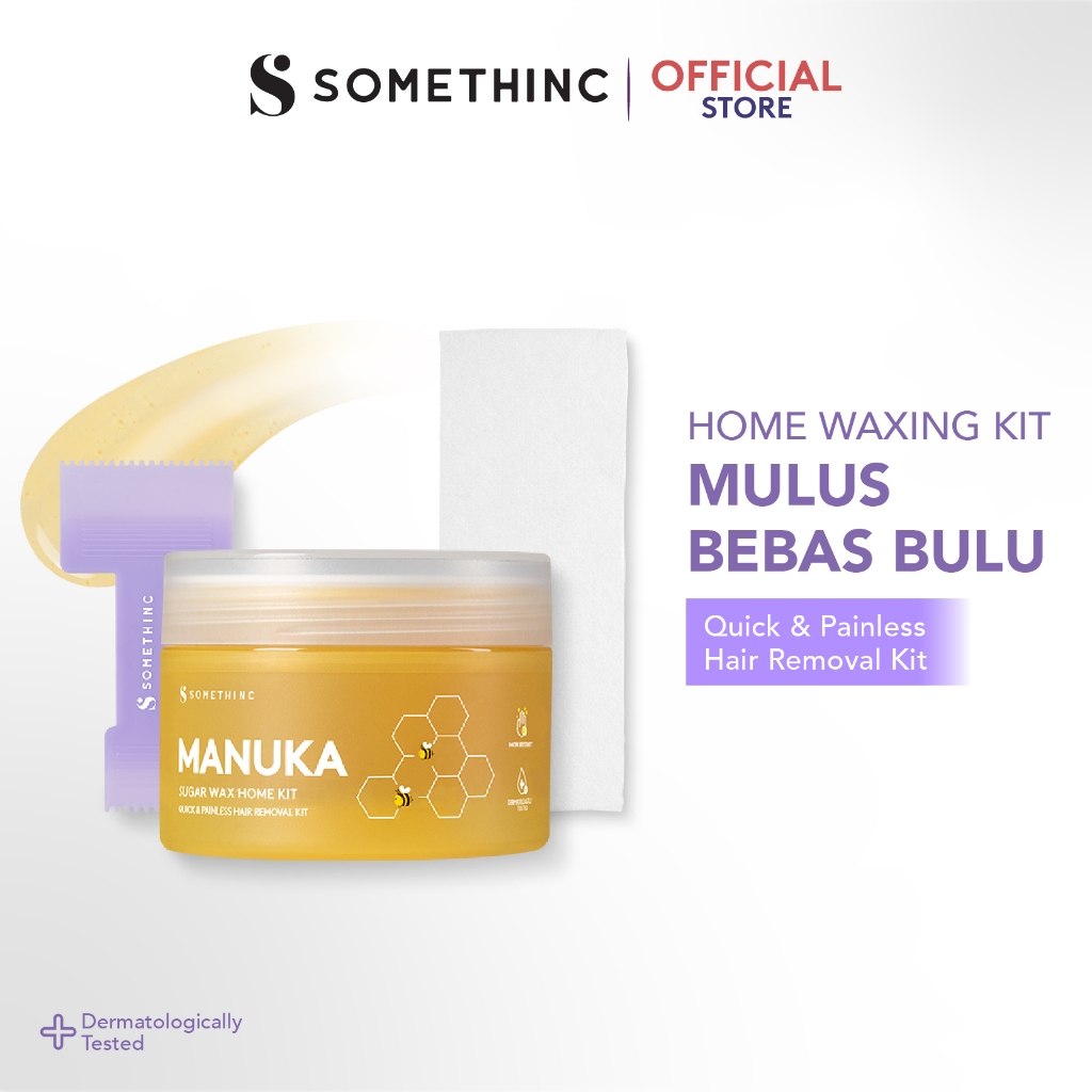 SOMETHINC Manuka Sugar Wax Home Kit - (Waxing Natural untuk Tubuh)