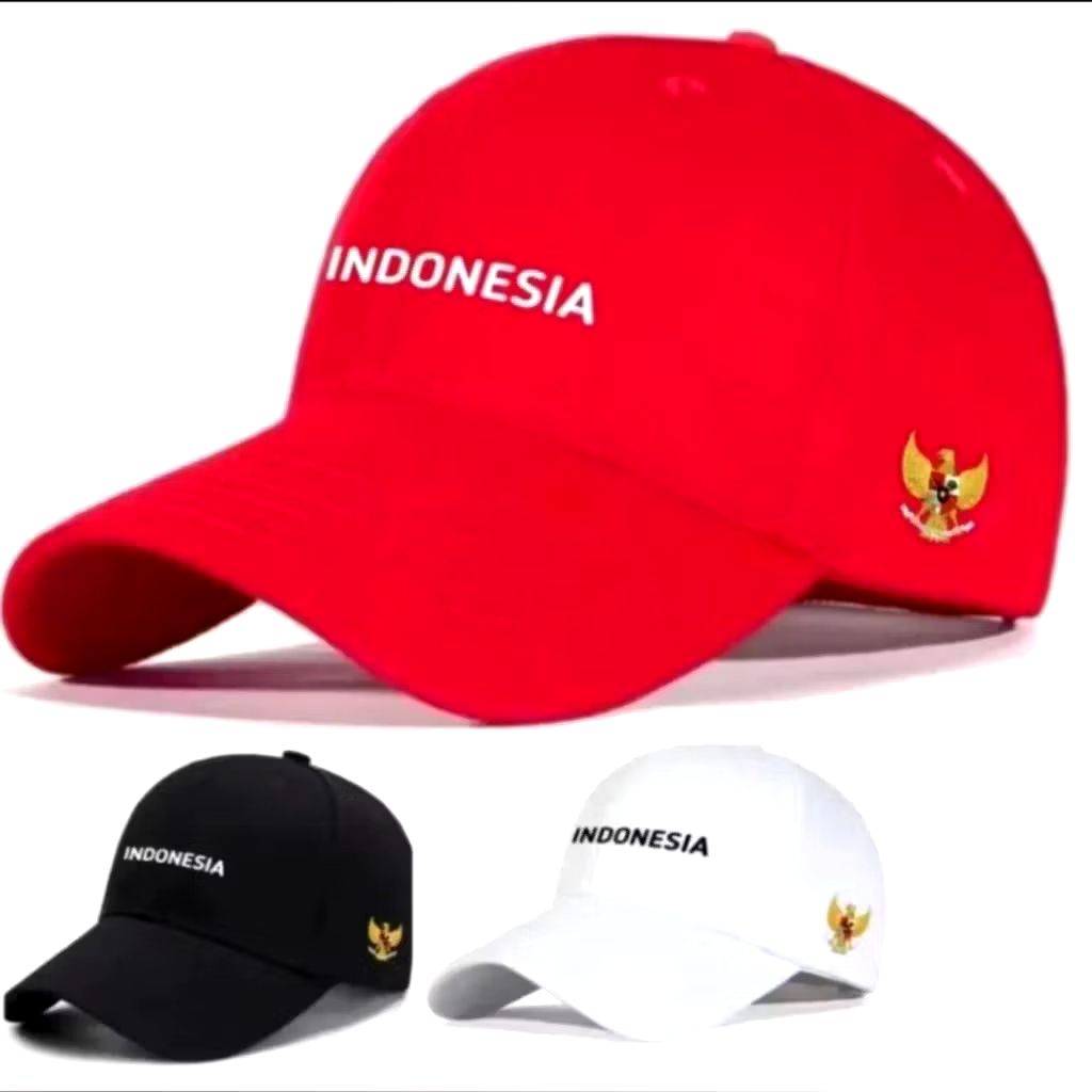 Topi pria wanita Indonesia Garuda Indonesia||Topi Baseball Indonesia||Topi Garuda Indonesia||Topi di