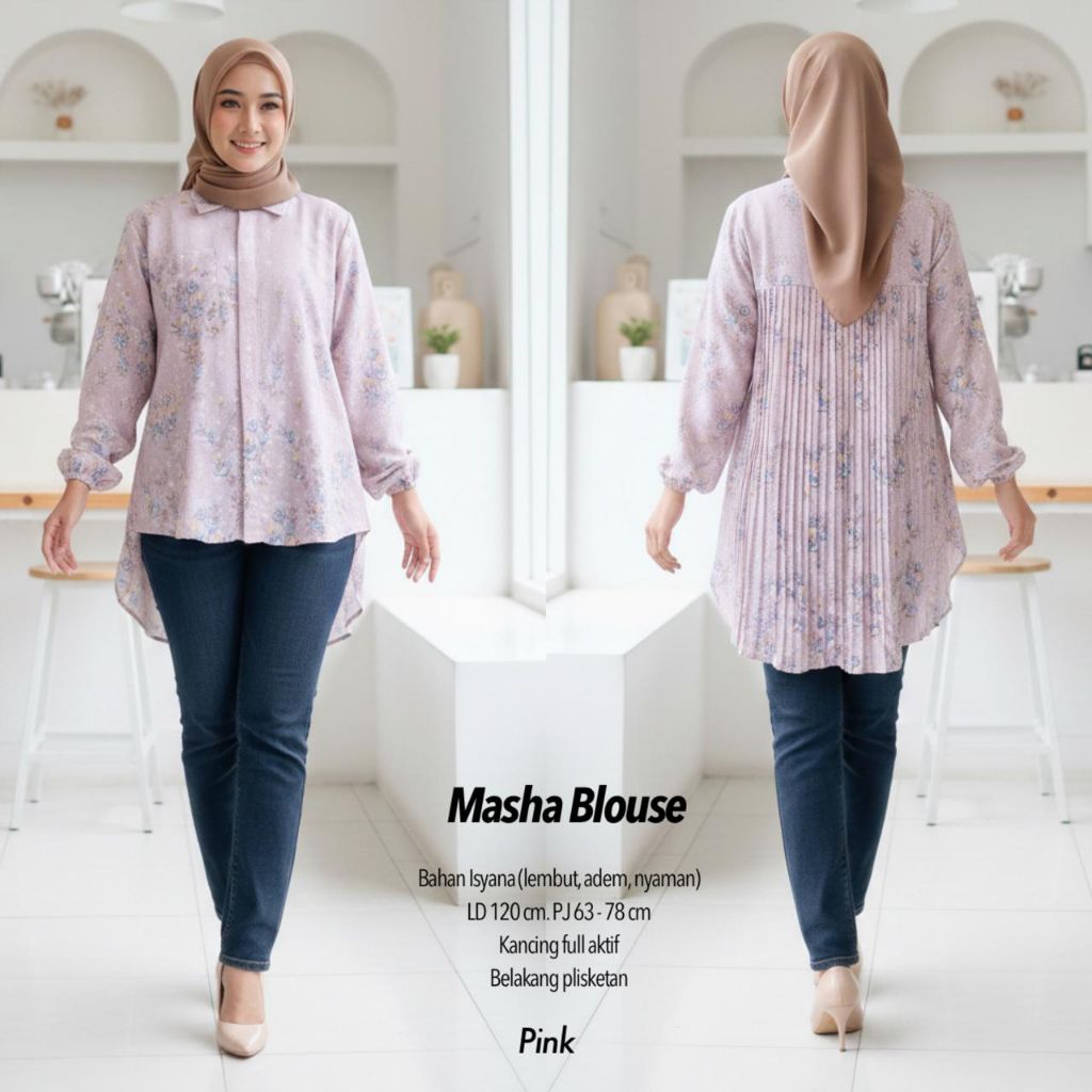 BLOUSE PREMIUM / BLOUSE BUTIK / BLOUSE MEWAH / BLOUSE WANITA / BLOUSE BUNGA