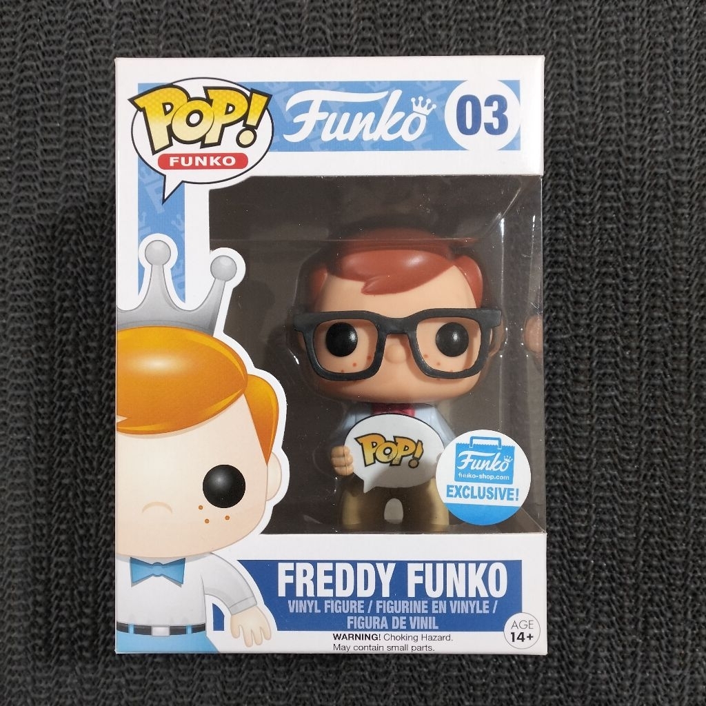 Funko Pop Funko: Freddy Funko (With Red Tie) #03 (Funko Shop Exclusive)