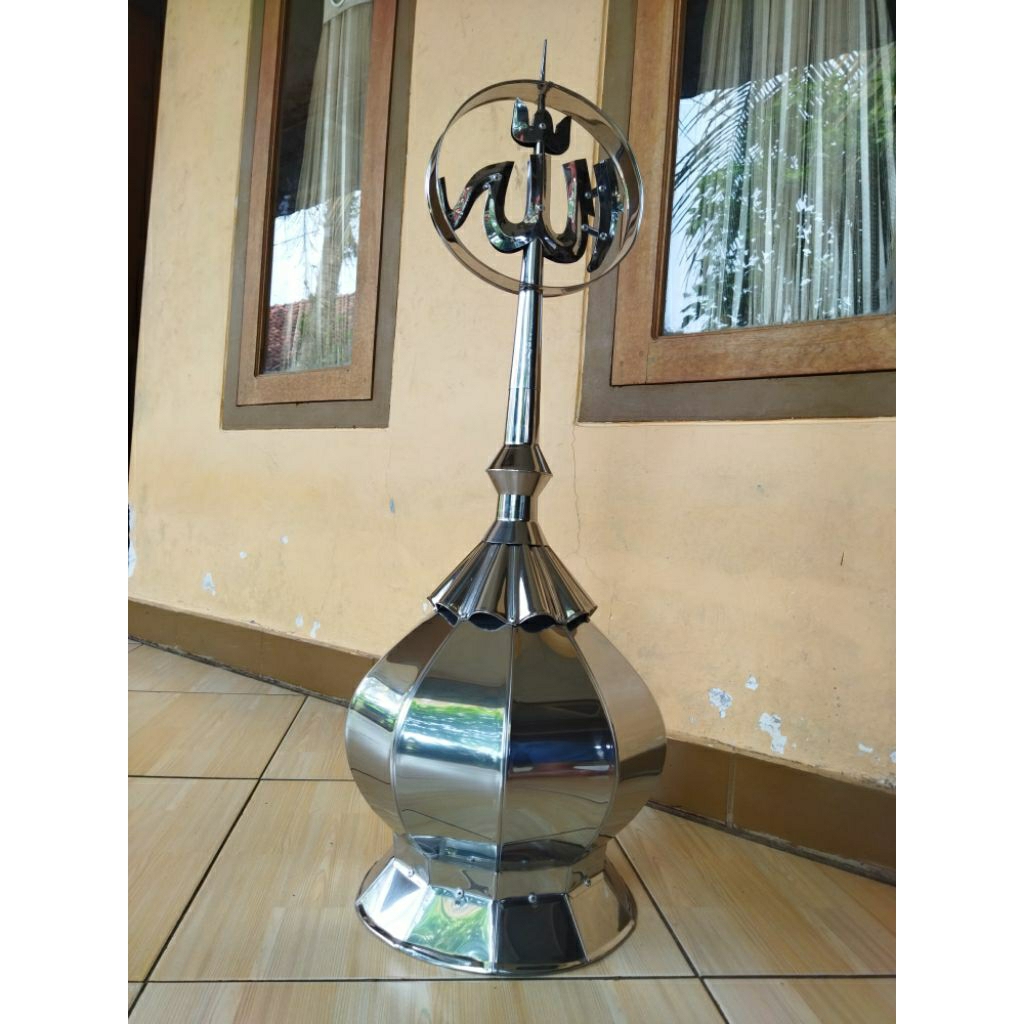 Kubah masjid 30cm stainless steel
