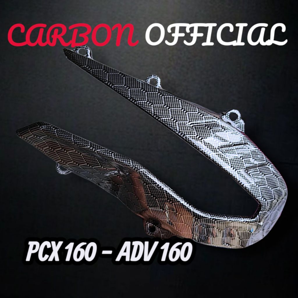 COVER CVT PCX 160 - ADV 160 CARBON WTP HEXAGON