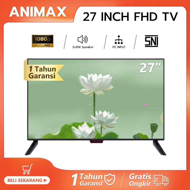 Animax tv digital Full HD TV FHD Televisi Garansi Resmi 1 Tahun 27/30 Inch Digital 30 inch TV