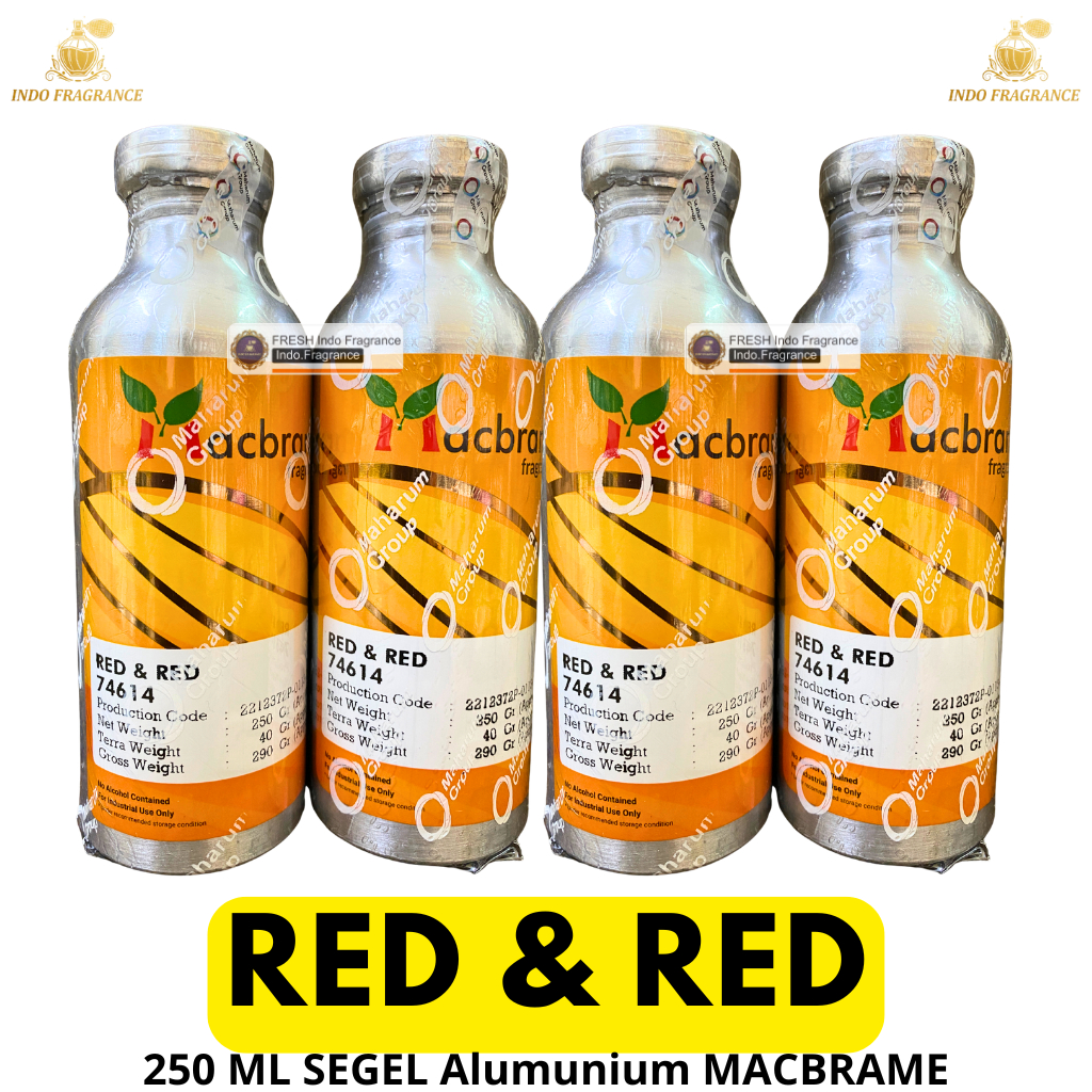 Bibit Parfum RED & RED MACBRAME 250 ML SEGEL Alumunium