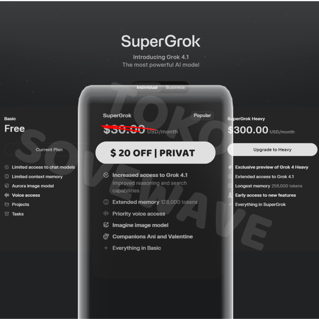 GROK 4 PRIVATE | Grok Supergrok 4 Privat Super Promo