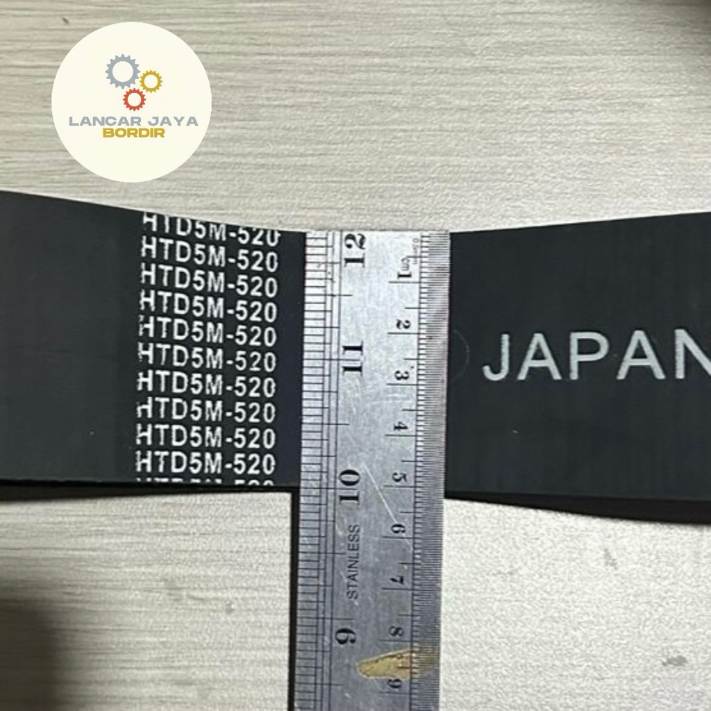 Double Belt Mesin Servo, Feiya HTD5M-520 Bordir