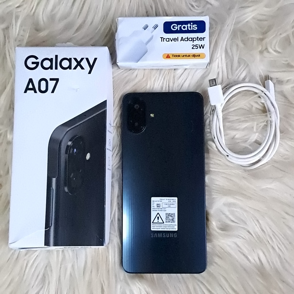 SAMSUNG GALAXY A07 LTE 4/64GB SECOND FULLSET BERGARANSI