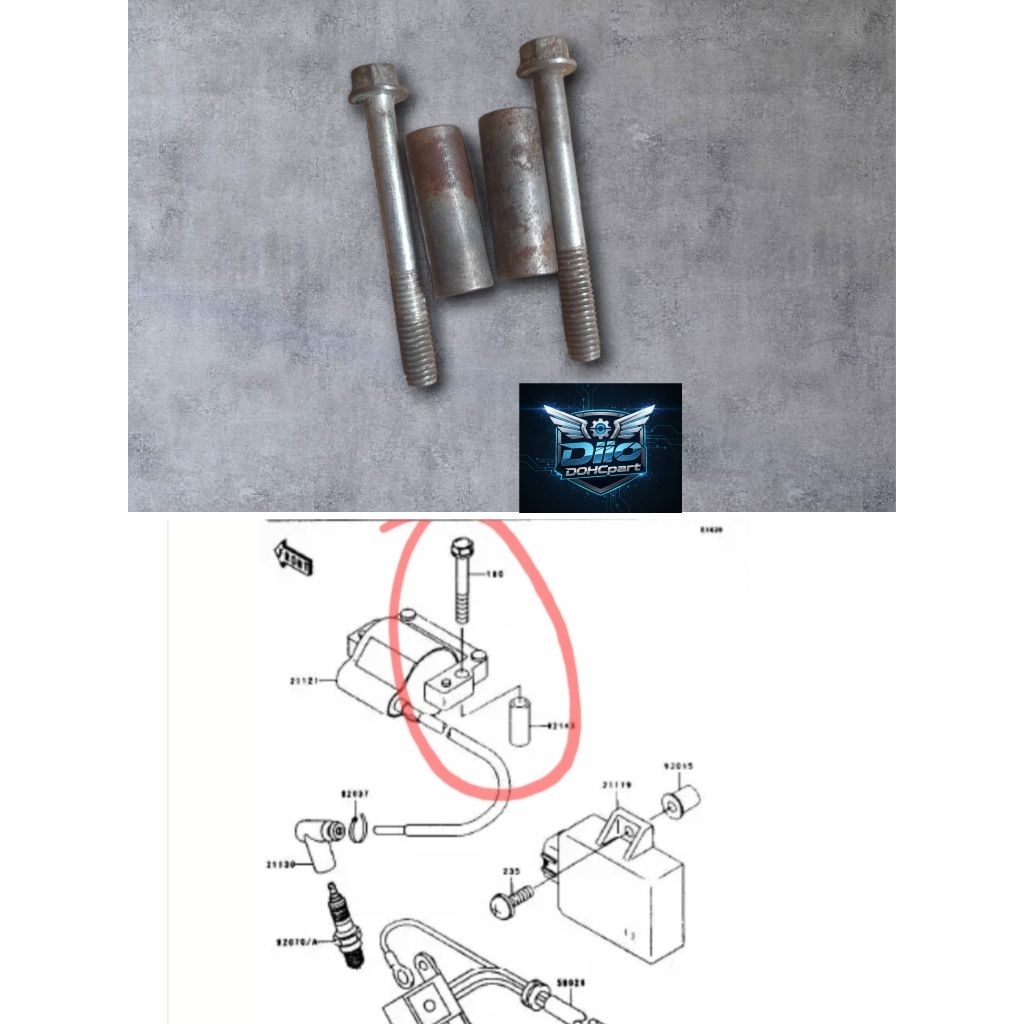 Baut Bosh Koil Ninja R SS Ori Copotan