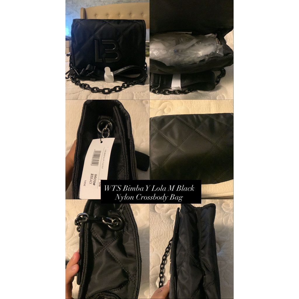 Bimba Y Lola M - Black Nylon Crossbody Bag