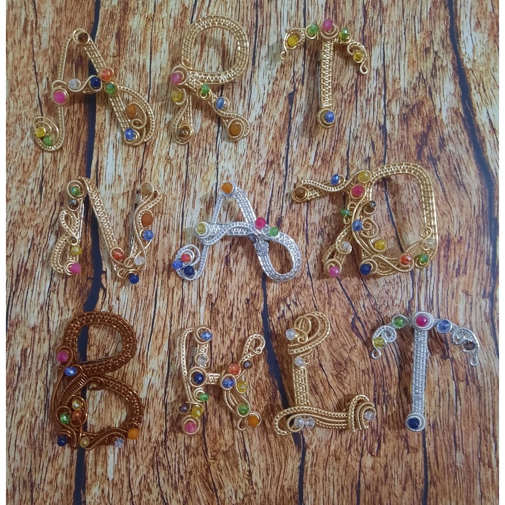 Bros wire handmade huruf/ alfabet