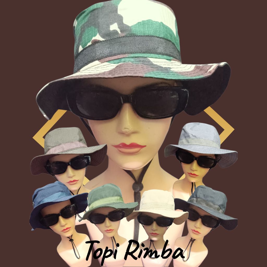 GROSIR TOPI RIMBA topi anak gunung rimba hiking