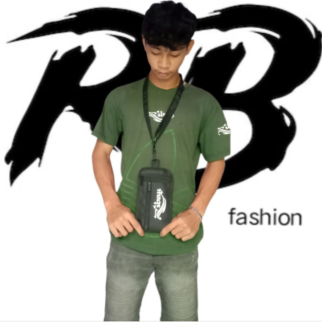 Ribay hanging walet dompet koin leher tas hp gantungan kuncii
