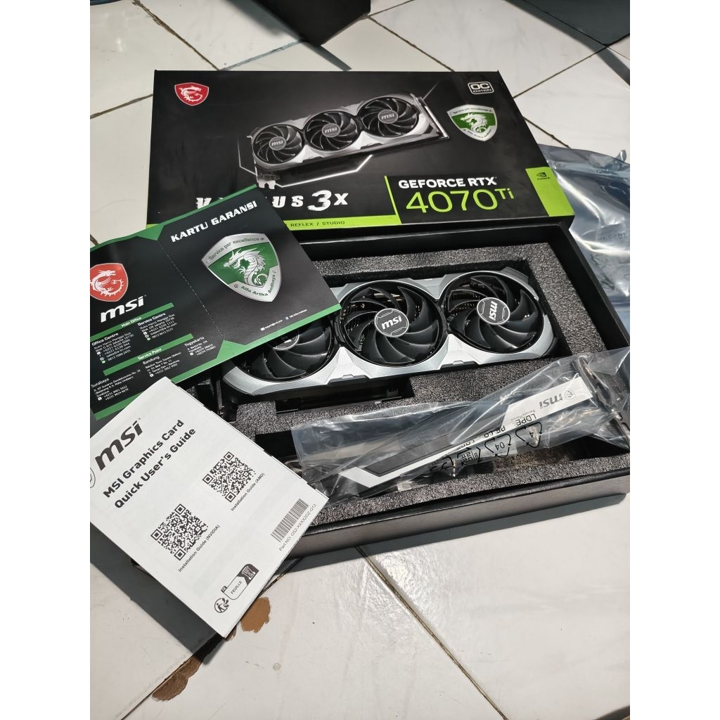 MSI RTX 4070 TI 12GB Ventus 3X