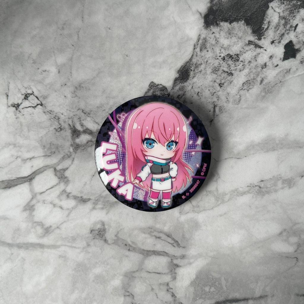 BANDAI - Hatsune Miku Aso-to Magical Mirai 2023 Collection Megurine Luka Can Badge Brand New