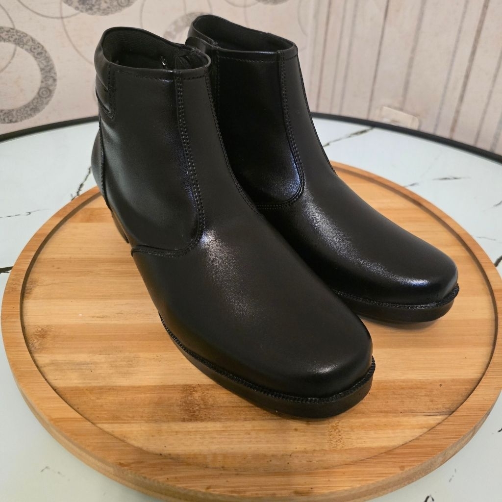 SEPATU PDL SUS POLWAN WANITA HITAM DOFF KNUP 1 HAK 3 CM DAN 5 CM SEPATU PDL SUS WANITA SEPATU PDL SU