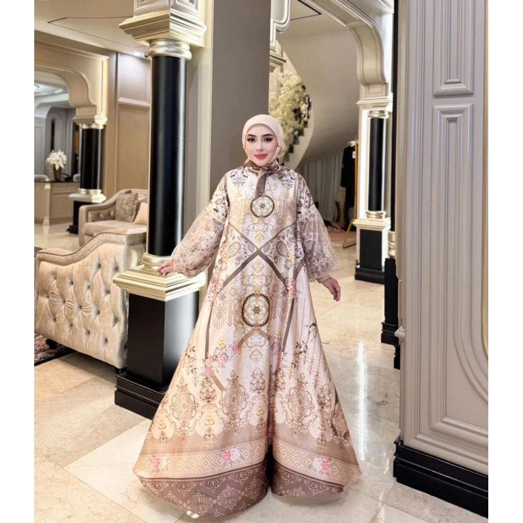 DRESS SHELLA SAUKIA + HIJAB