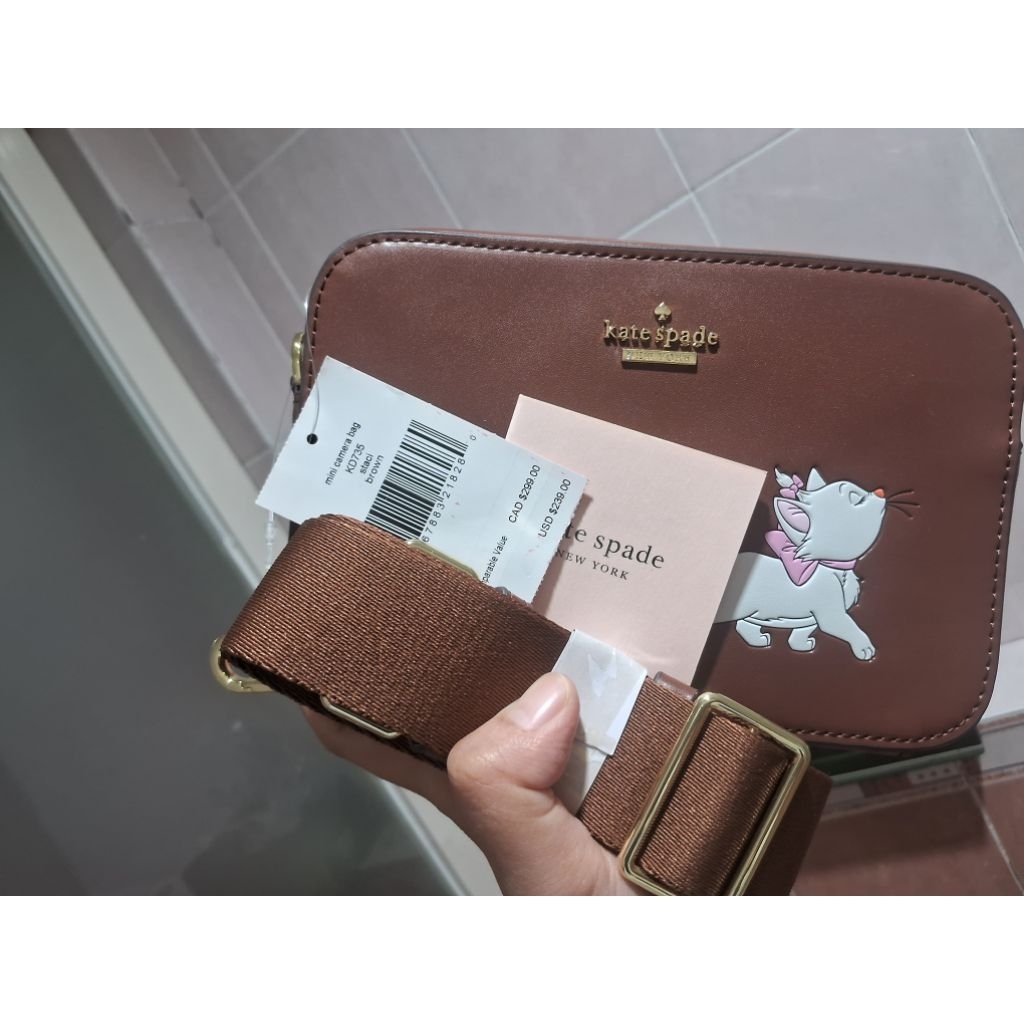 (sale awal tahun) Aristocats Mini Camera Bag kulit sapi