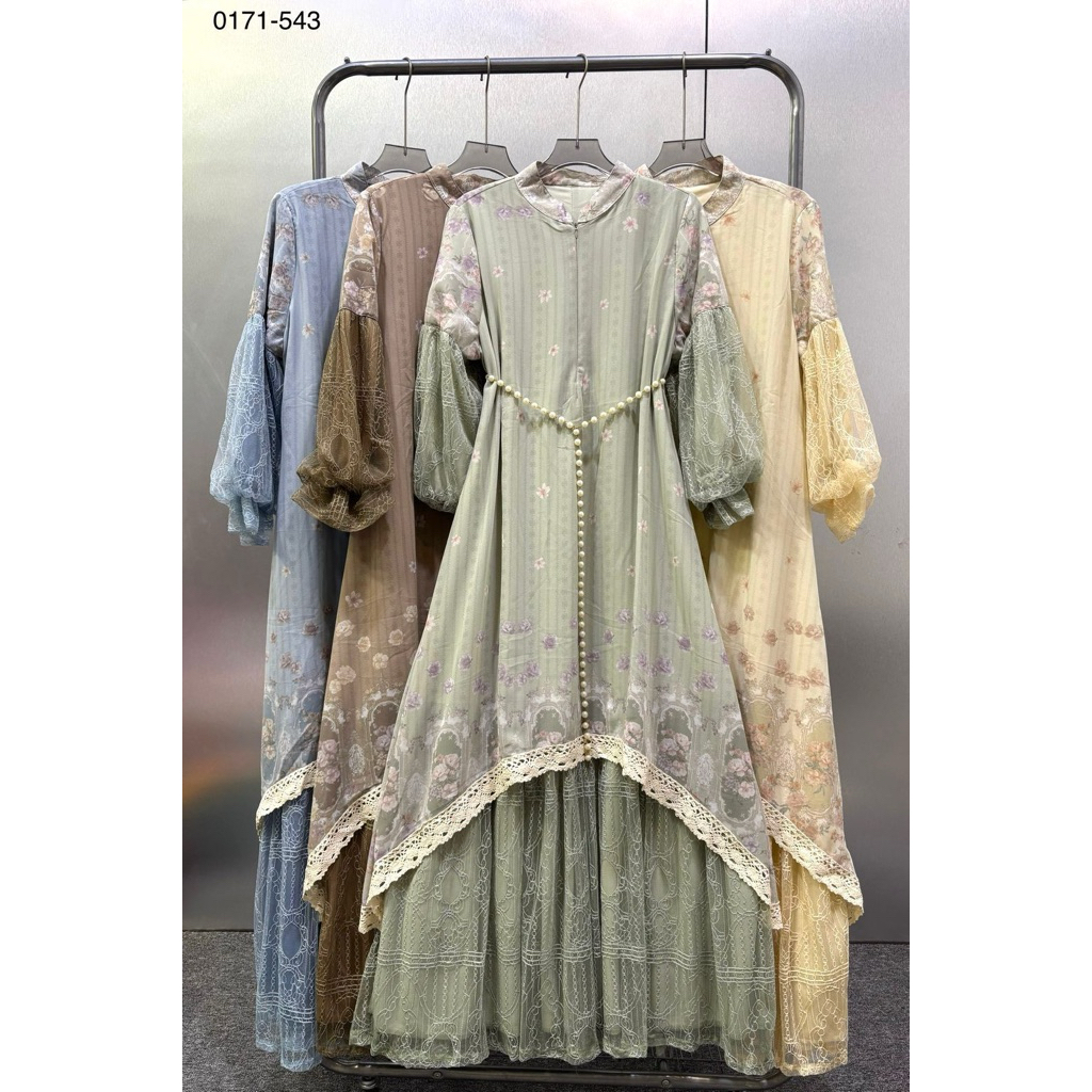 Amira Raya Dress Gamis brukat