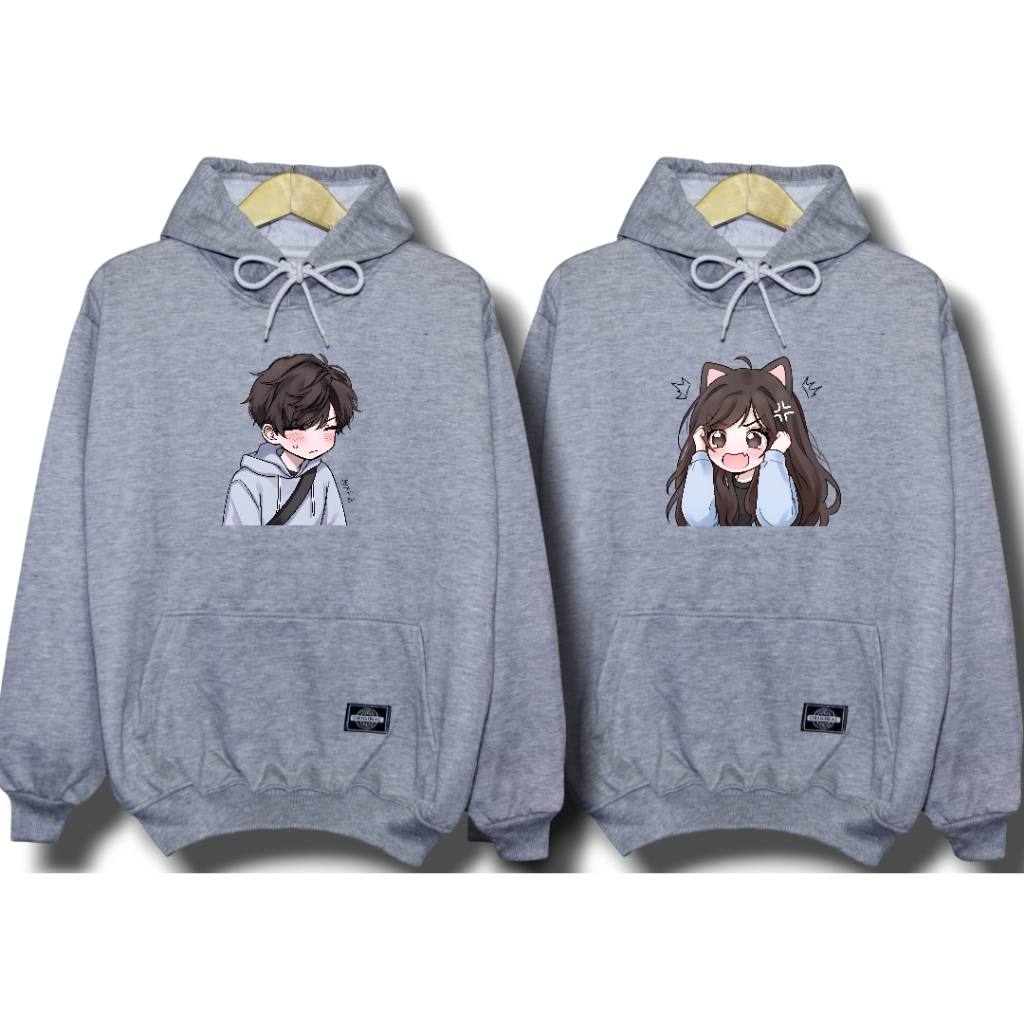 hoodie couple pria wanita / jaket couple viral kekinian / sweater couple pasangan terbaru / HOODIE p