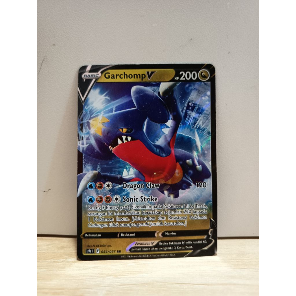 Kartu Pokemon Garchomp V Original