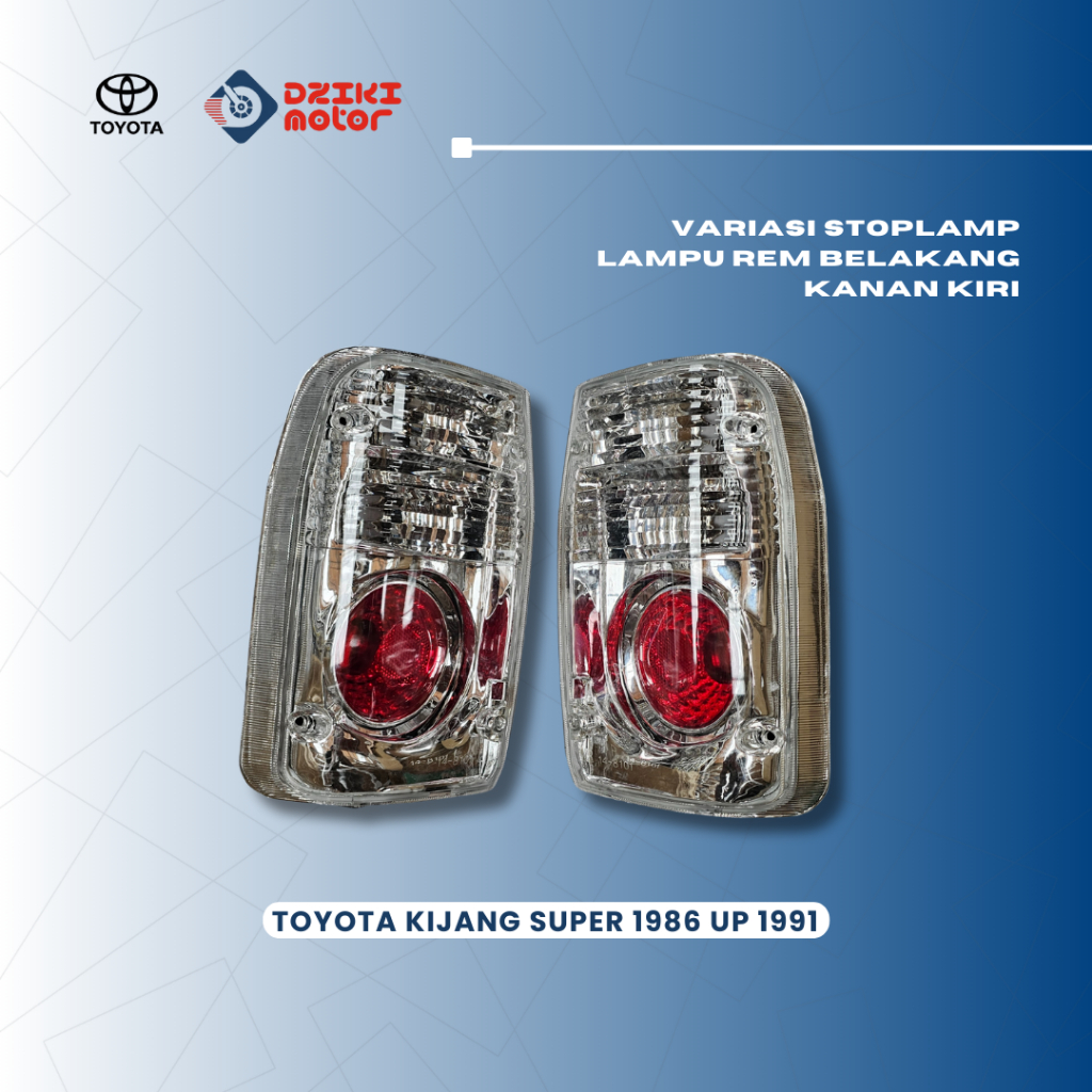 Variasi Stoplamp Lampu Rem Belakang Kanan Kiri Kijang Super 1986 UP 1991
