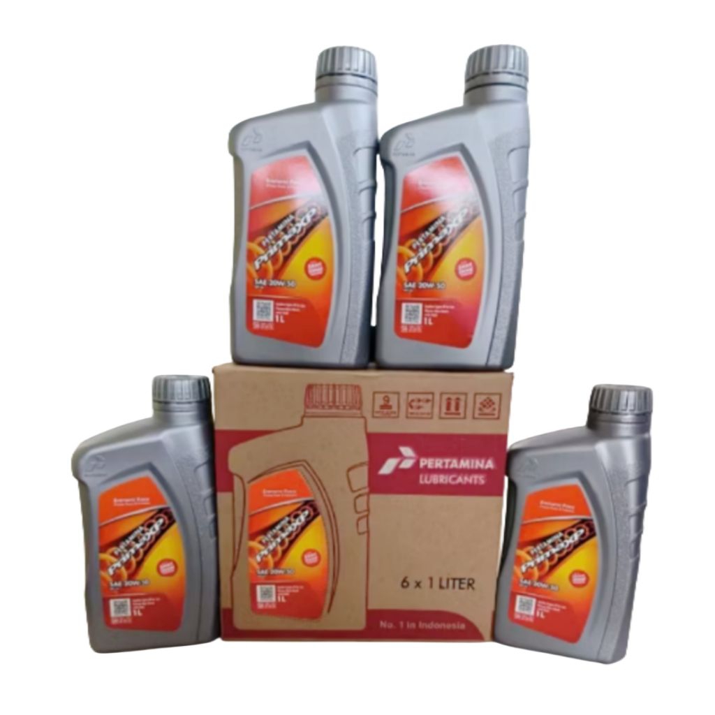 1 DUS ( isi 6 botol ) - OLI PRIMA XP 1L SAE 20W-50