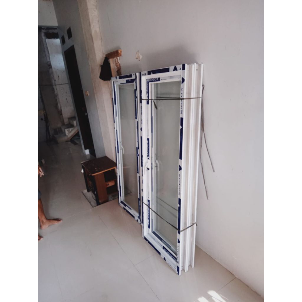 jendela aluminium kusen 4inch L70*100-200cm