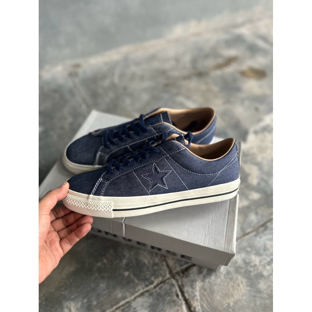Converse One Star Pro Denim - Midnight Navy