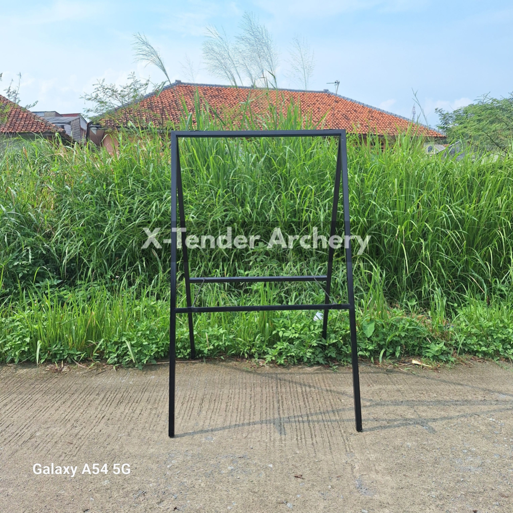 Cagrakan / Stand Bantalan Panahan Besi Hollow Galvanis – Standar & Heavy Duty