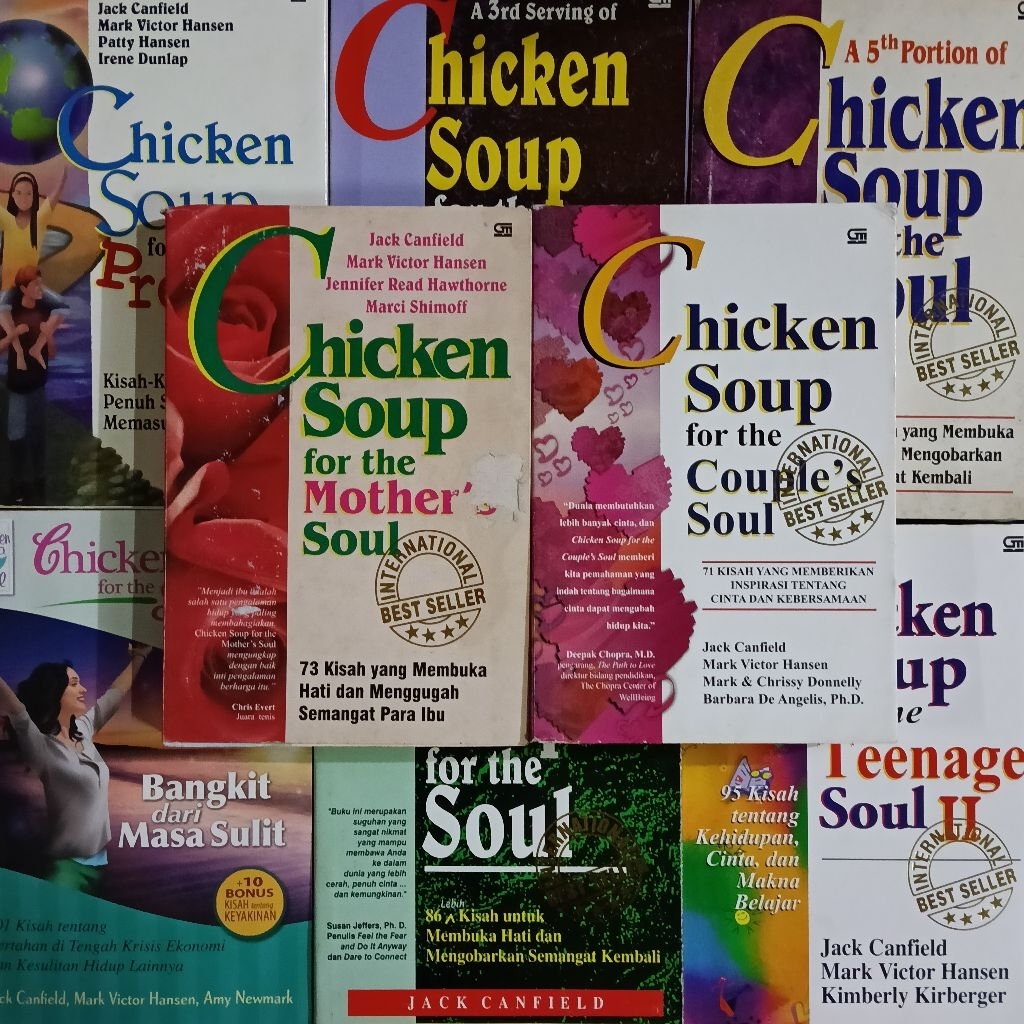 Buku Original • Chicken Soup For The Soul / Chicken Soup Fro Woman Soul / Chicken Soup For Teenage /