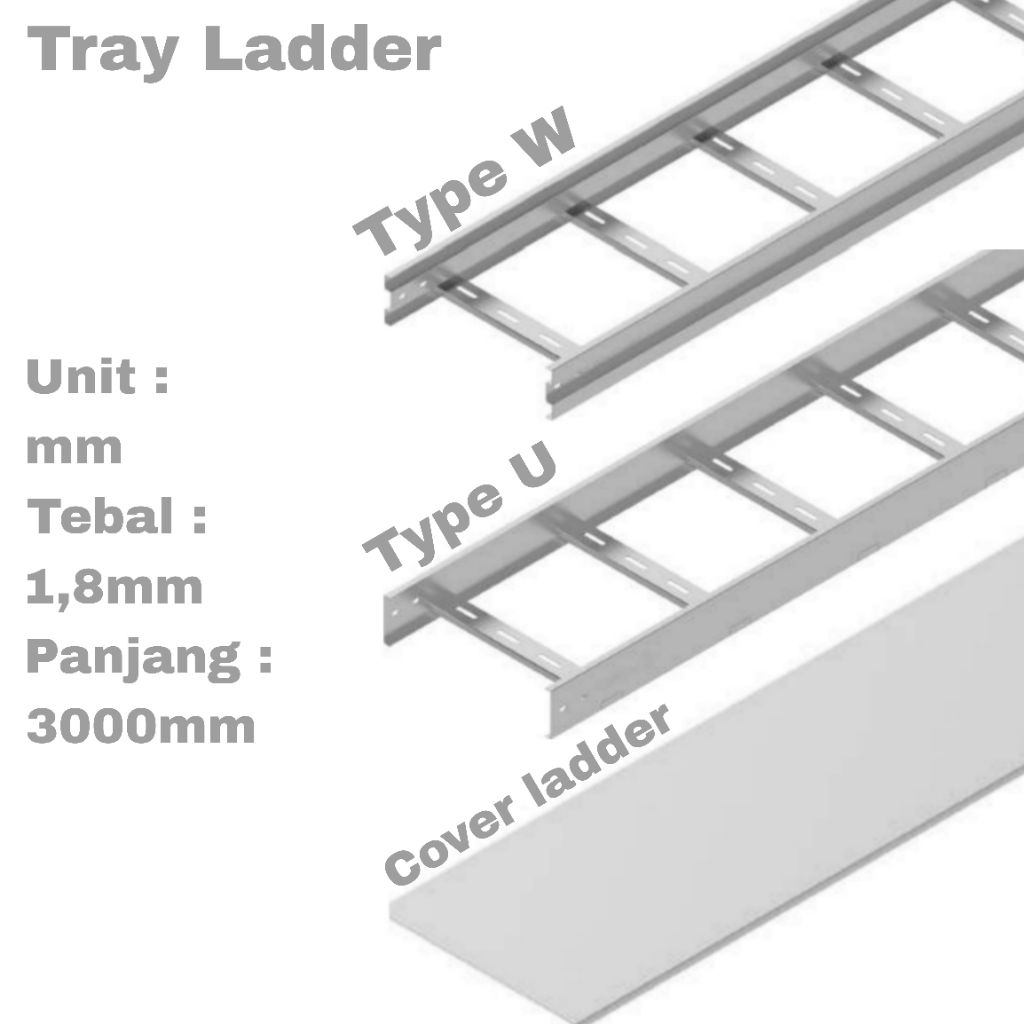 Cable Ladder Tray / Kabel Tray Ladder 200x50x3000mm