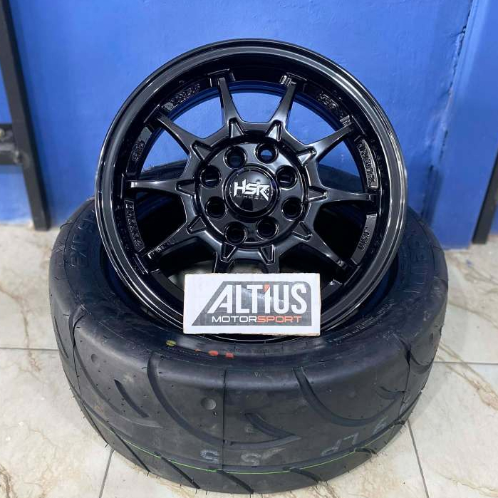 Pelek Racing Ring 14 Original HSR Type BOROKO SRD Velg R14 Ignis Karimun Xenia Avanza WagonR Dll