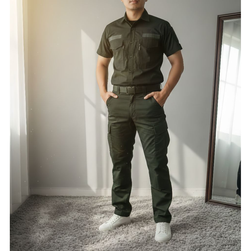 SETELAN KEMEJA TACTICAL W-TAC PENDEK DAN CELANA TACTICAL BLACKHAWK/SETELAN KEMEJA LAPANGAN