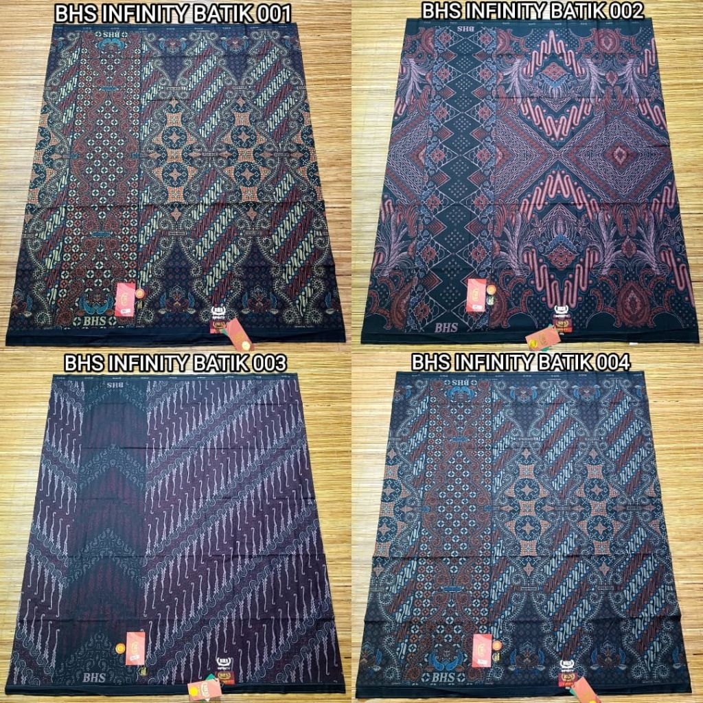 SARUNG BHS INFINITY GOLD MOTIF BATIK ORIGINAL, SARUNG BATIK BHS MOTIF
