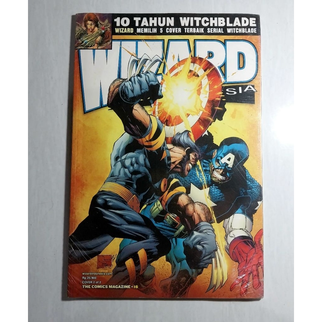 Majalah Comics Wizard Indonesia (segel)