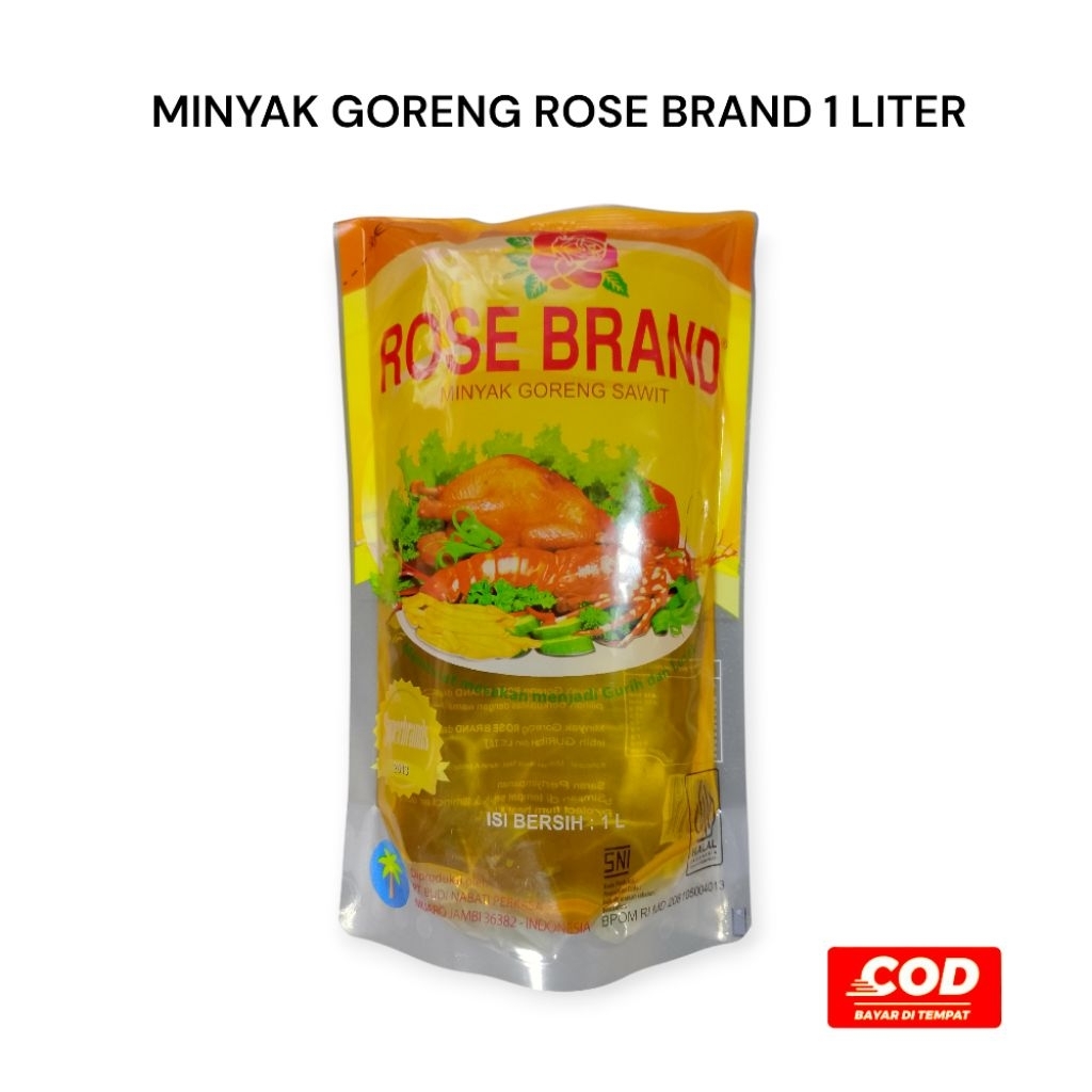 Minyak goreng 1 liter rose brand